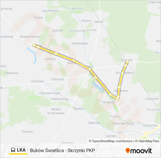 Автобус LKA: карта маршрута