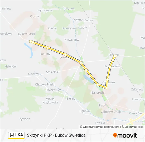 Автобус LKA: карта маршрута