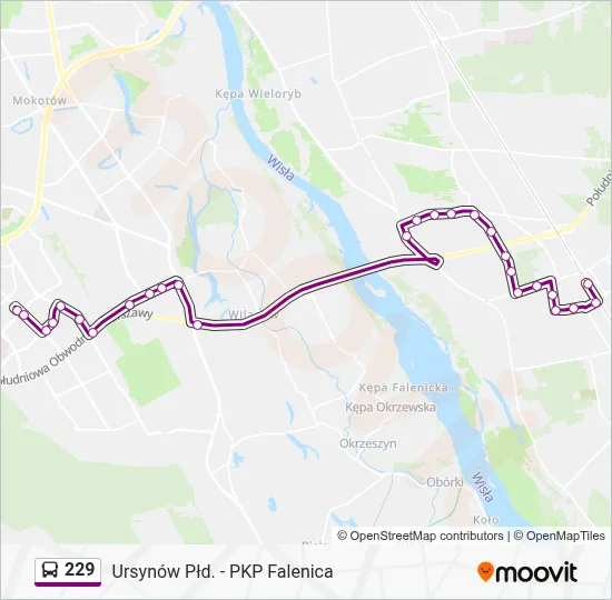 Pi 229 Map Linia 229: Rozkłady, przystanki i mapy - PKP Falenica (zaktualizowane)