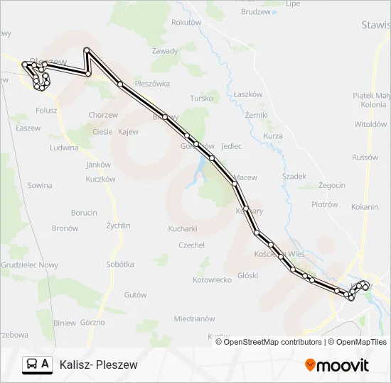 A Bus Line Map