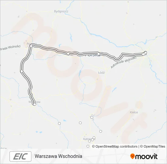 EIC Train Line Map