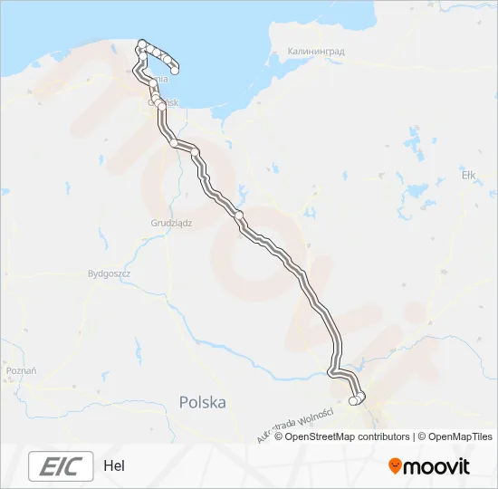 EIC Train Line Map