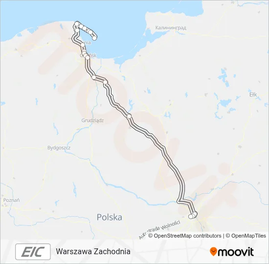 EIC Train Line Map