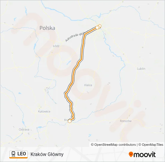 LEO Train Line Map