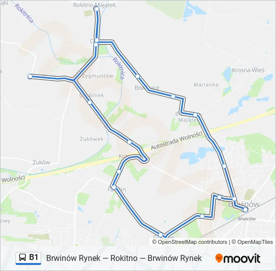  B1: карта маршрута