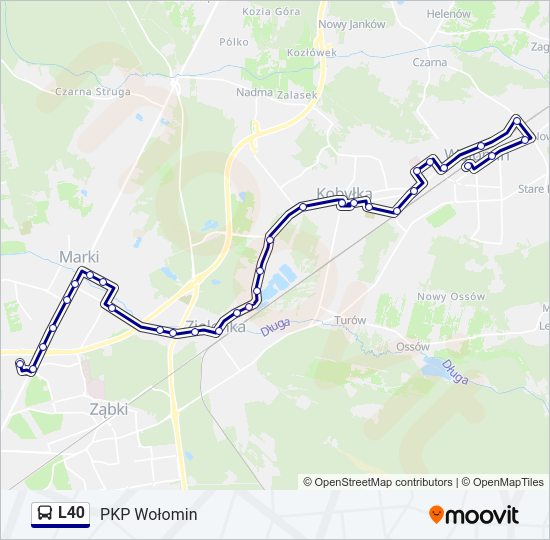 L40 bus Line Map