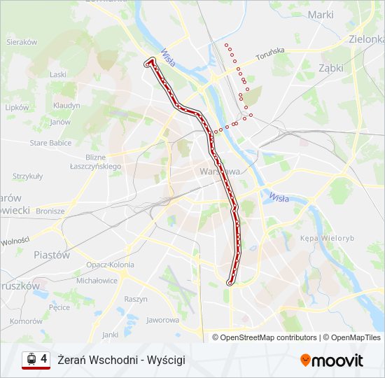 4 light rail Line Map