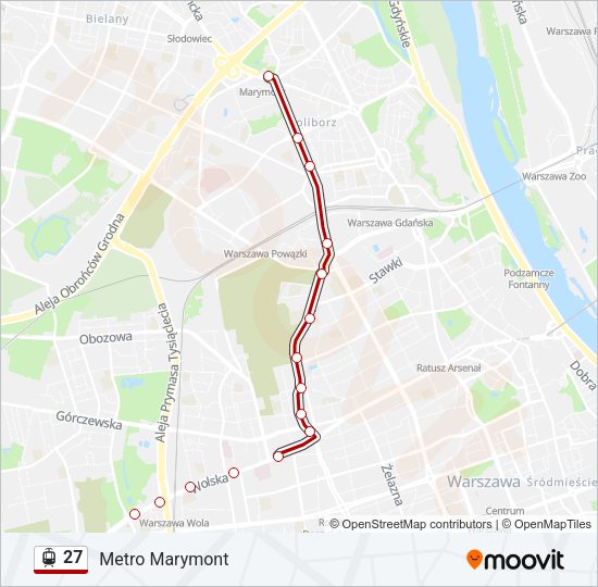 27 light rail Line Map