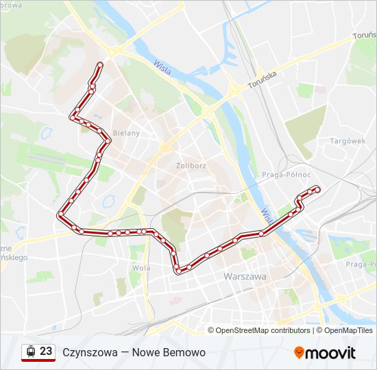 23 light rail Line Map