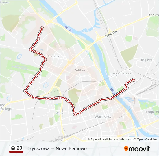 23 Light Rail Line Map