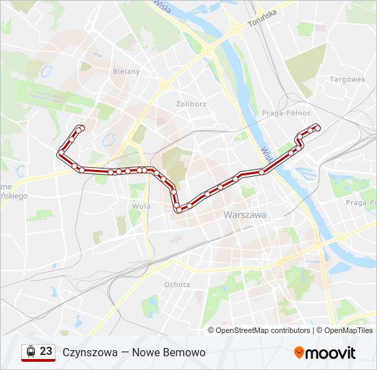 23 light rail Line Map