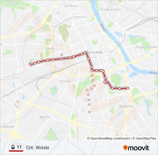 11 light rail Line Map