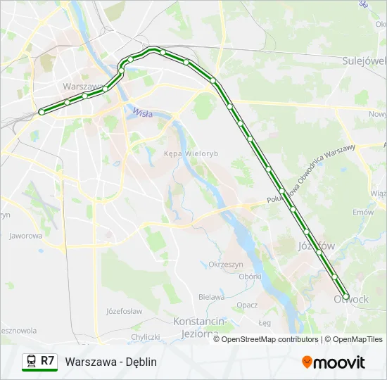 R7 Train Line Map