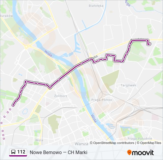 112 Bus Line Map