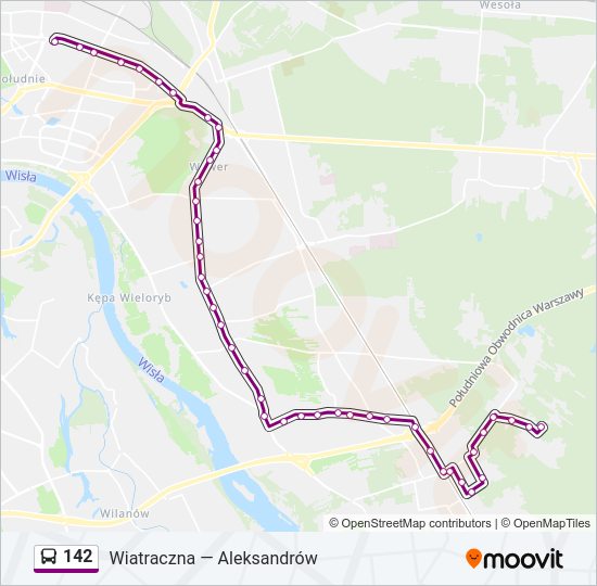 142 Bus Line Map