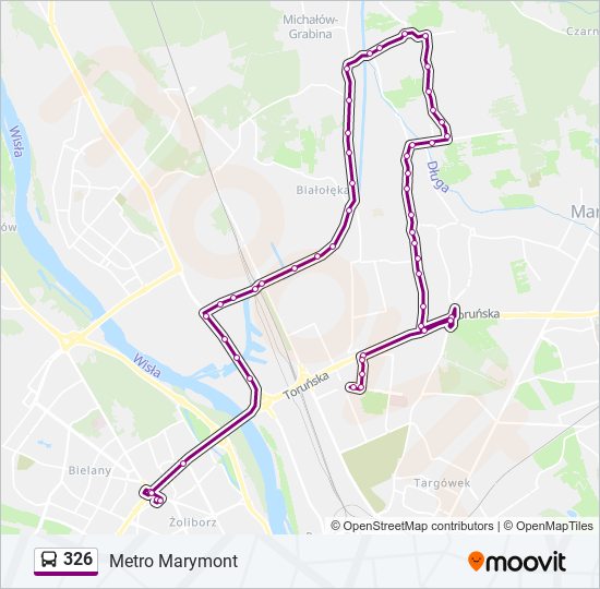 326 bus Line Map