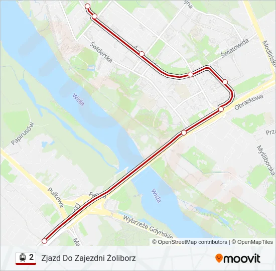 2 Light Rail Line Map