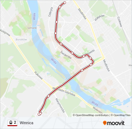 2 light rail Line Map