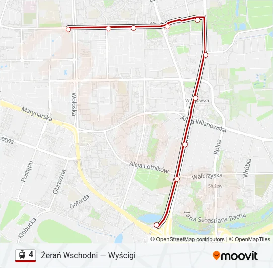4 Light Rail Line Map