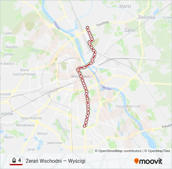 4 Light Rail Line Map