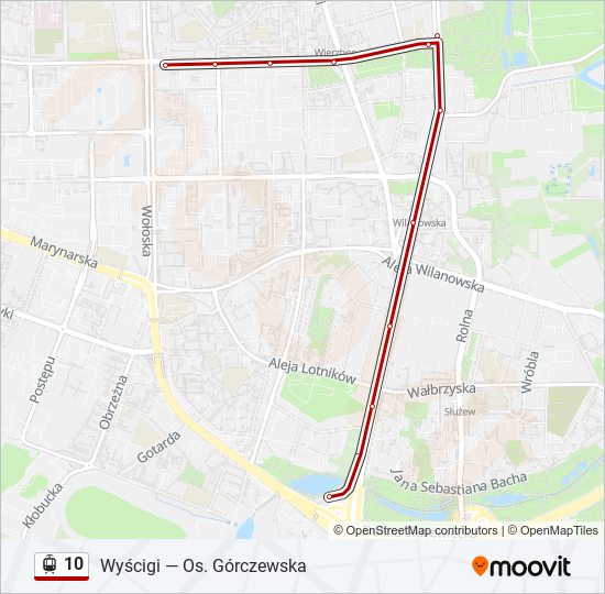 10 light rail Line Map