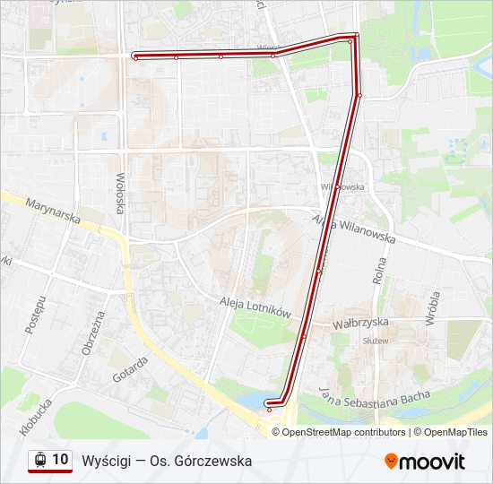 10 light rail Line Map