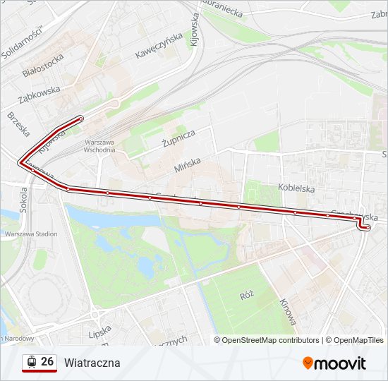 26 light rail Line Map