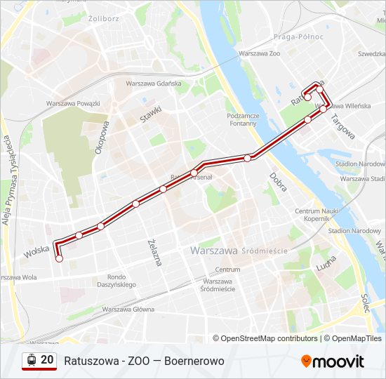 20 light rail Line Map