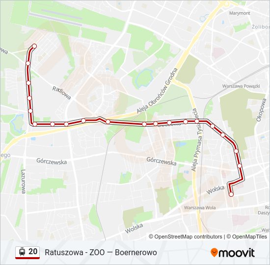 20 light rail Line Map