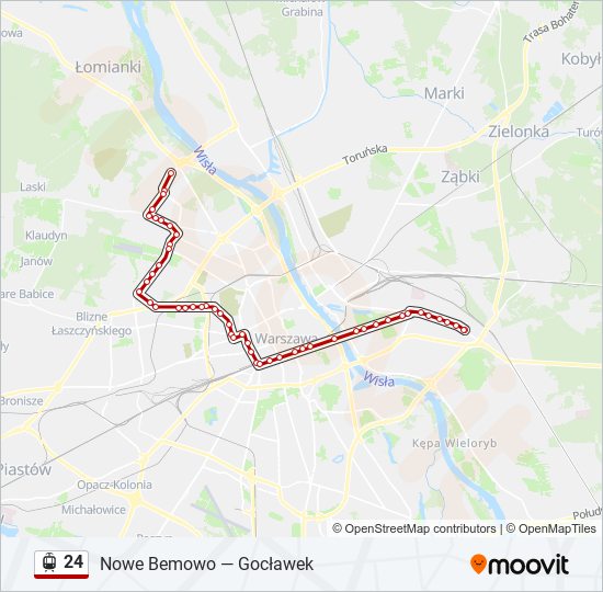 24 light rail Line Map