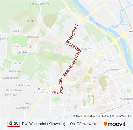 28 light rail Line Map