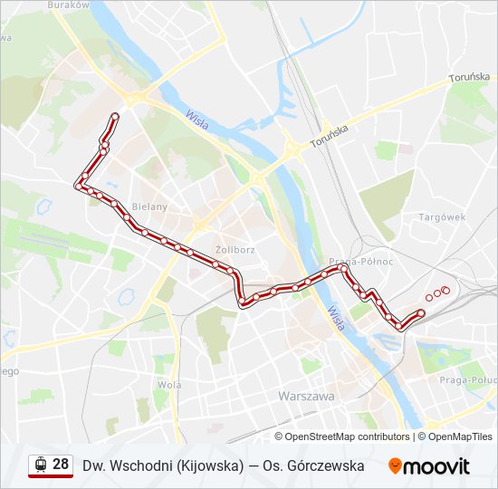 28 light rail Line Map