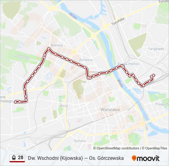 28 light rail Line Map