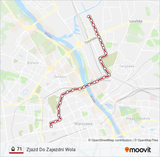 71 Light Rail Line Map