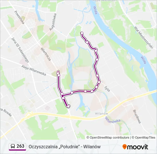 263 Bus Line Map
