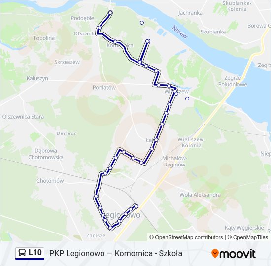 L10 bus Line Map