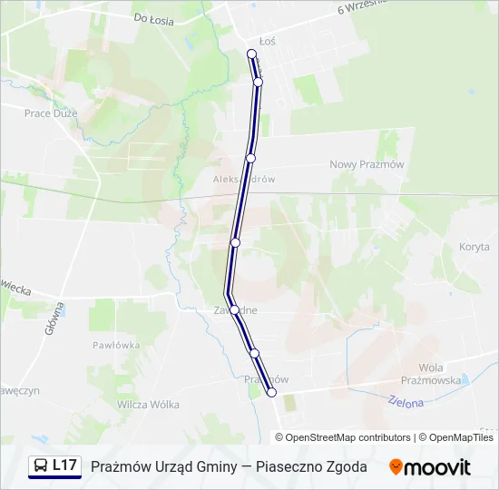 L17 Bus Line Map