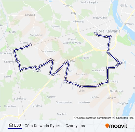 L30 Bus Line Map