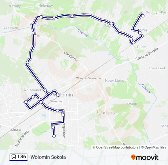 L36 Bus Line Map