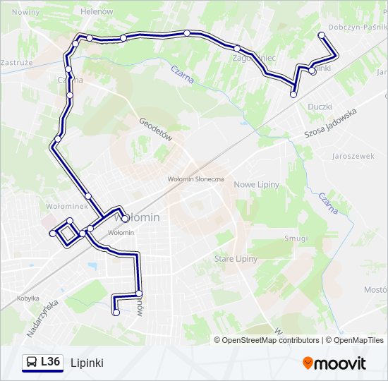 L36 Bus Line Map