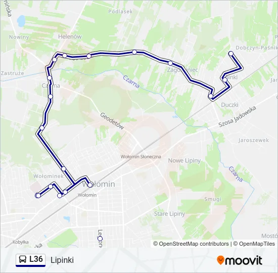 L36 Bus Line Map