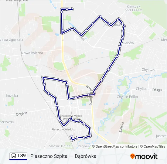 L39 Bus Line Map
