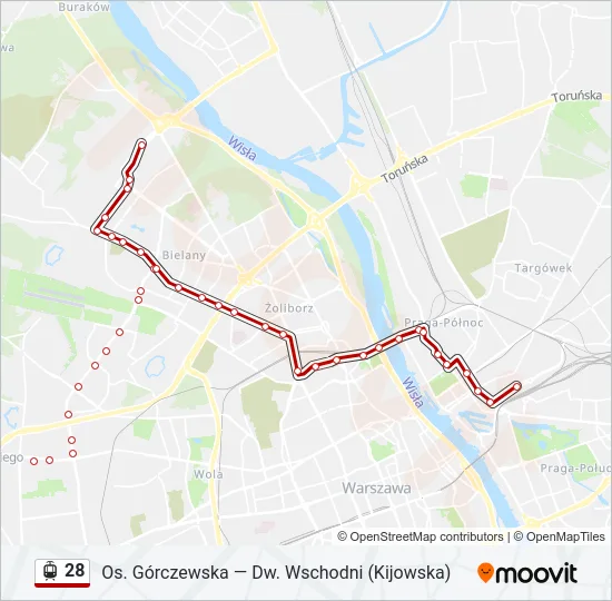 28 Light Rail Line Map