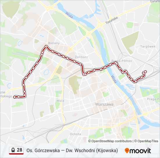 28 light rail Line Map