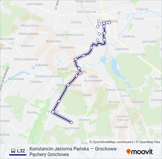 L32 bus Line Map