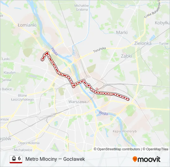 6 Light Rail Line Map