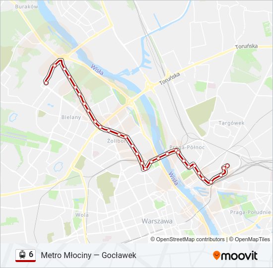 6 light rail Line Map