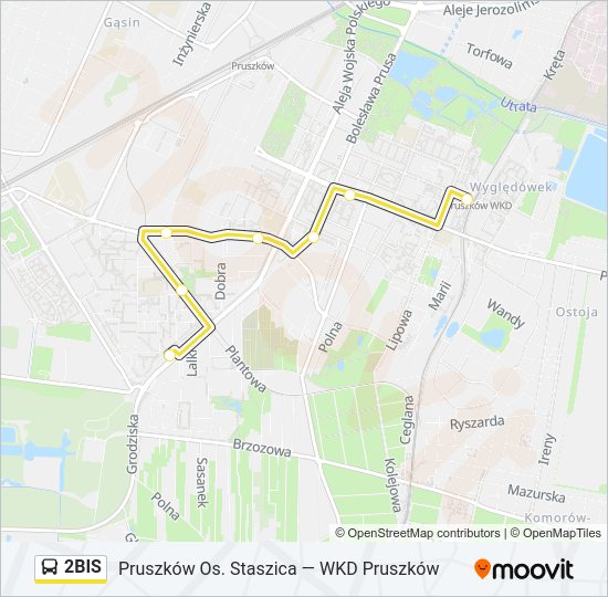 2BIS bus Line Map