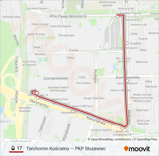 17 Light Rail Line Map