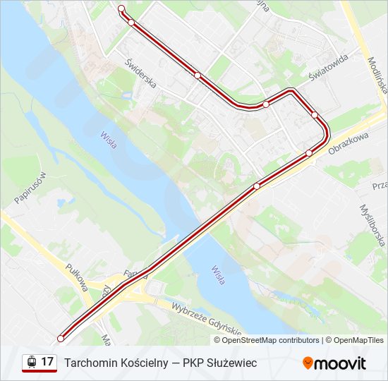 17 light rail Line Map